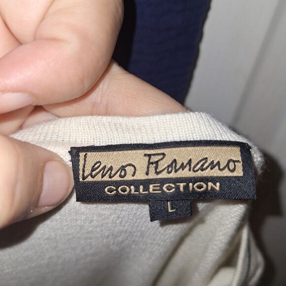 Vintage Lenor Romano Size Large Argyle Preppy Golf Tennis‎ Country Club Academia - Picture 3 of 5